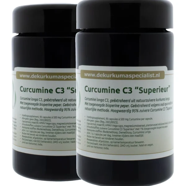 Curcumine C3 'Superieur' (2 Flacons)