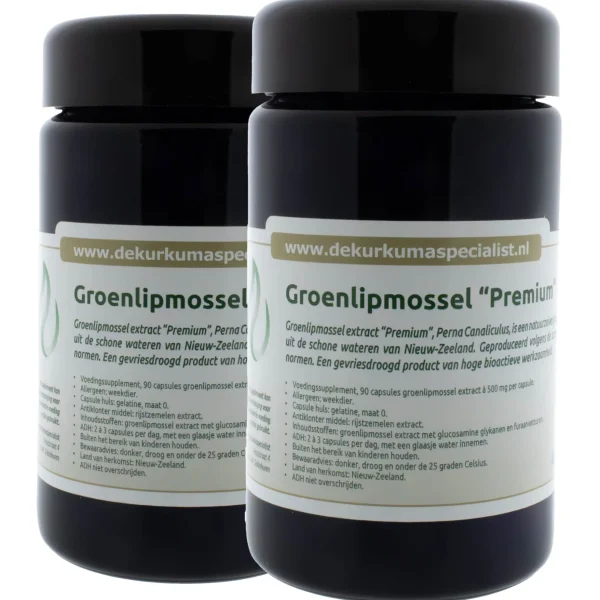 Groenlipmossel "Premium" (2 flacons)