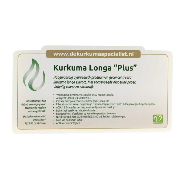 Kurkuma & Curcumine C3 combinatie (2 flacons)