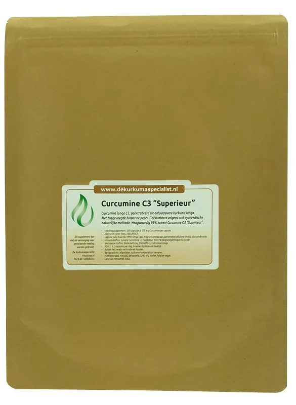 25-VoordeelC3.webp Curcumine C3 'Superieur' (Voordeel verpakking) - Afbeelding 1